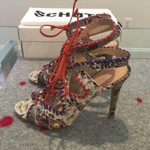 Schutz 'Lenna' high heeled sandals in 7.5